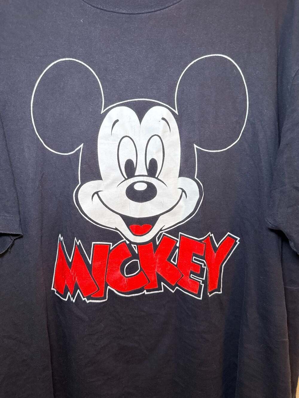 Vintage 80s Disney Character Fashions Mickey Mouse Graphic T-Shirt Made in USA